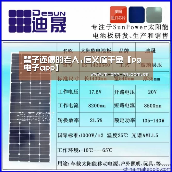 替子还债的老人,信义值千金【pg电子app】(图4) pg电子app